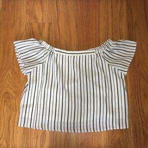 Off the shoulder going out top